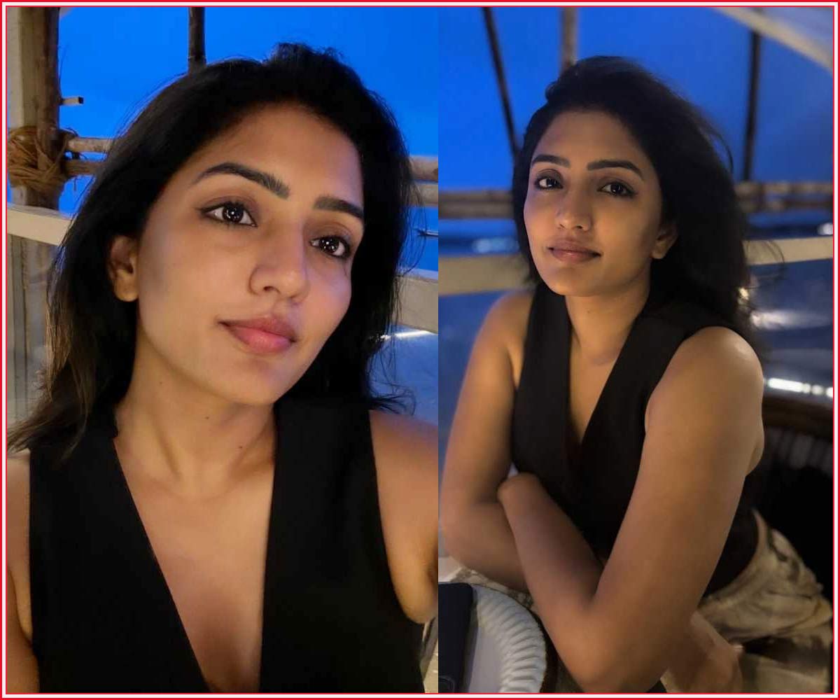 eesha rebba  బ్లాక్ డ్రెస్ లో గ్లామర్ లుక్ లో తెలుగు గర్ల్ 