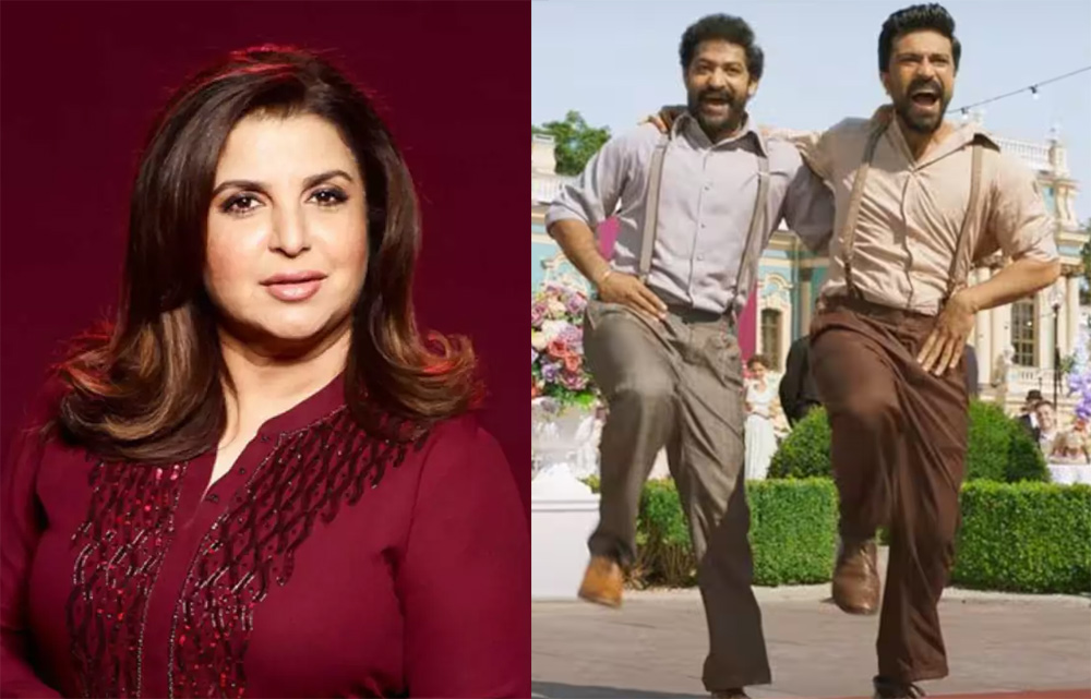 farah khan,naatu naatu,choreography,rrr movie,oscars,ram charan,jr ntr  నాటునాటుపై టాప్ కొరియోగ్రాఫర్ ప్రశంసలు