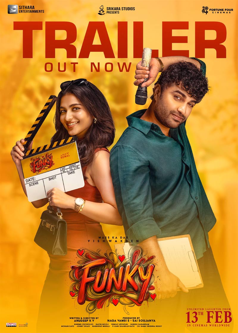funky  ఫంకీ ట్రైలర్- కామెడీకి కొదవుండదు 