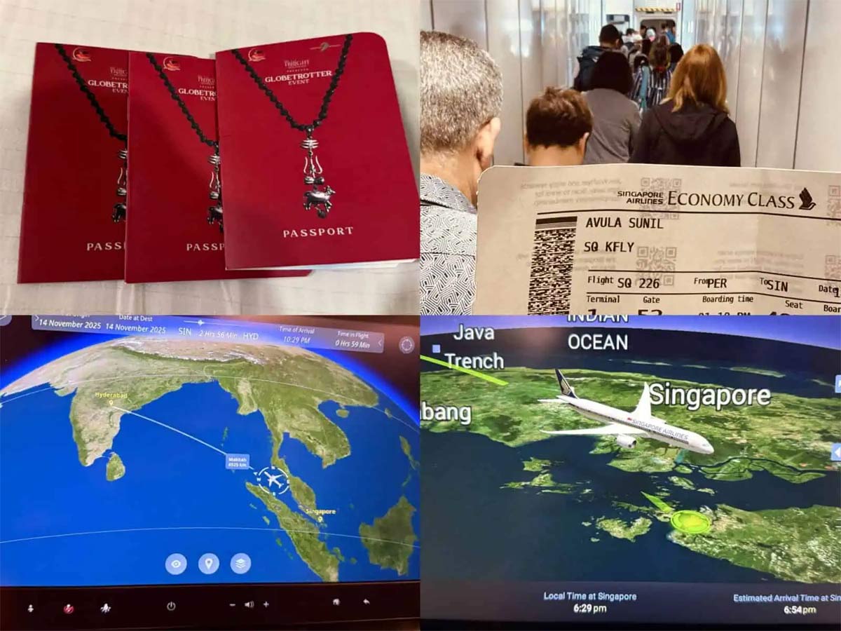 globetrotter  GlobeTrotter కోసం 6817 కి.మీల జ‌ర్నీ