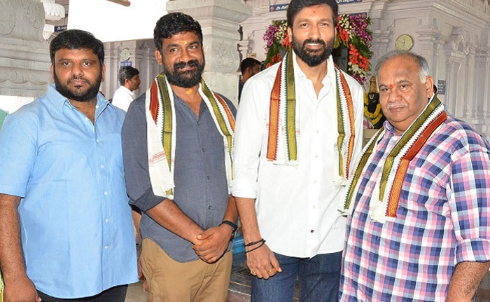 gopichand,sri venkateswara,cine chitra,banner,movie,update  గోపీచంద్ న్యూ మూవీ షూటింగ్ స్టార్ట్స్