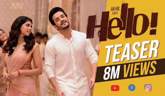 hello,akhil movie,youtube,shock,akhil akkineni,copyright  'హలో' టీజర్ తొలగించడానికి కారణమిదే!