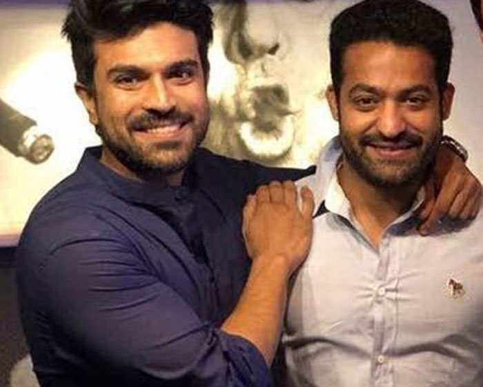 ram charan,ntr,rrr movie,sacrifice,remuneration,rajamouli  ‘ఆర్ఆర్ఆర్’ కోసం హీరోల త్యాగం!