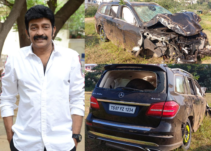 rajasekhar,an accident,injury,dr rajasekhar,golkonda appa junction  నాకేం కాలేదు.. కంగారుపడొద్దు: డా.రాజశేఖర్