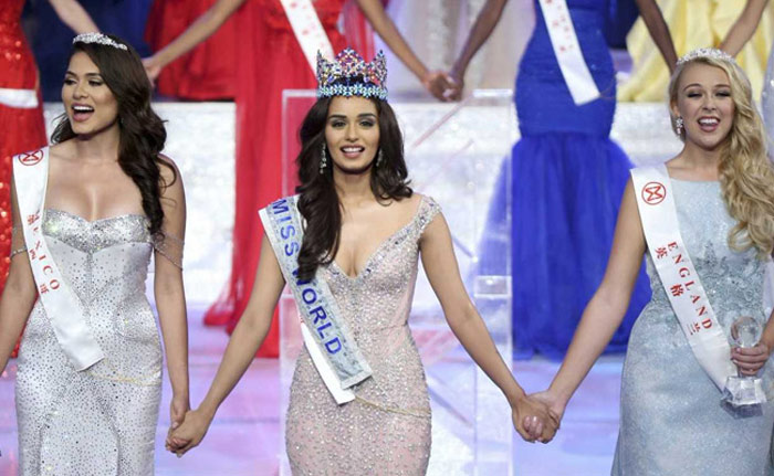 manushi chhillar,beauty pegeant,miss world 2017,india  భారతీయ యువతికి ప్రపంచ పట్టాభిషేకం! 