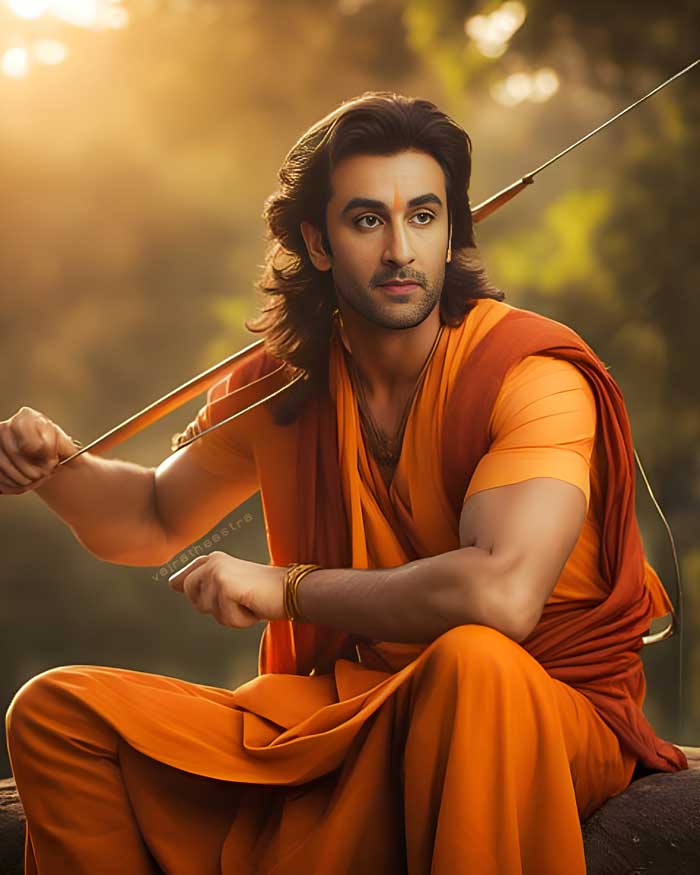 ranbir kapoor  గొడ్డు మాంసం తినే హీరో శ్రీ‌రాముడా
