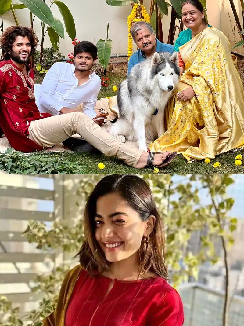 vijay devarakonda,rashmika,new year celebrations,sankranthi celebrations,vijay and rashmika  విజయ్ దేవరకొండ ఇంటికి రష్మిక 