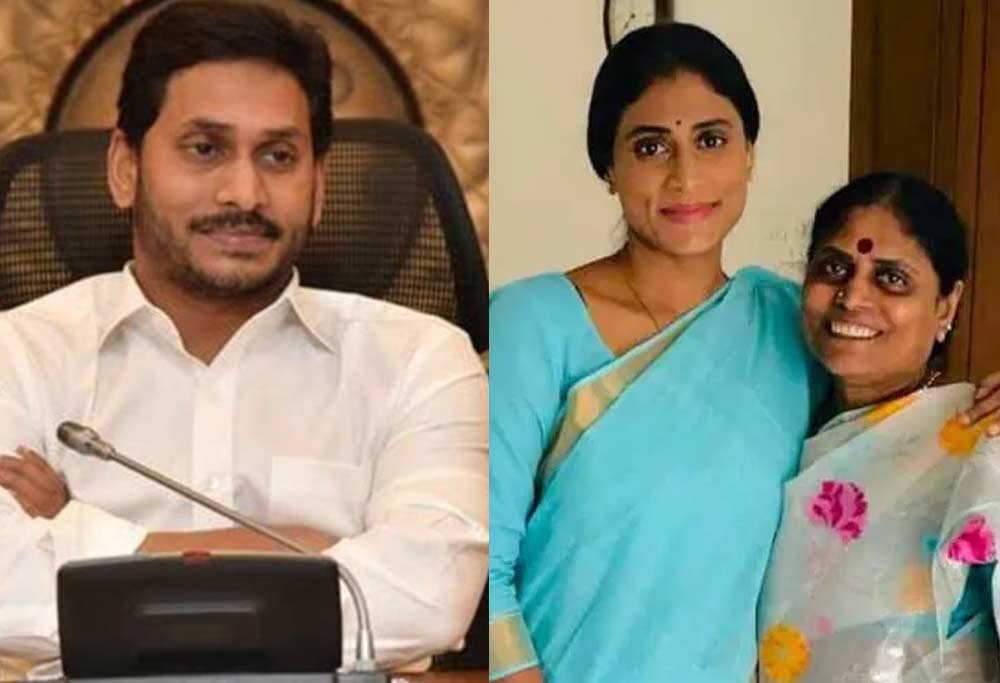 jagan  తల్లి-చెల్లి పై జగన్ సంచలనం 