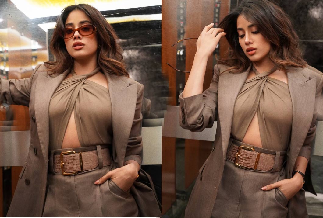 janhvi kapoor  పెద్ది హీరోయిన్ గ్లామర్ షో 