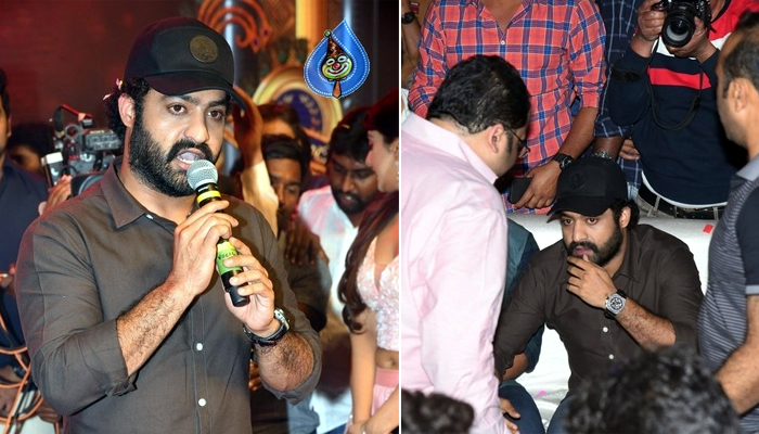 jr ntr,angry,entha manchivaadavuraa,pre release event,kalyan ram  ఎన్టీఆర్‌కు చిరాకు తెప్పించిన ఫ్యాన్స్..!