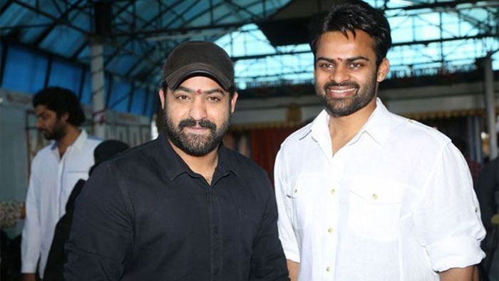 jr ntr,chief guest,sai dharam tej,chitralahari event  ఆ ఈవెంట్‌లో జనసేన గురించి తారక్ మాట్లాడతాడా?