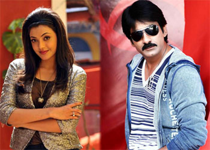 kajal,ravi teja,director sreenu vaitla,ravi teja upcoming movie  మాస్‌ మహారాజాతో ఆ లోటును తీరుస్తుందా..!