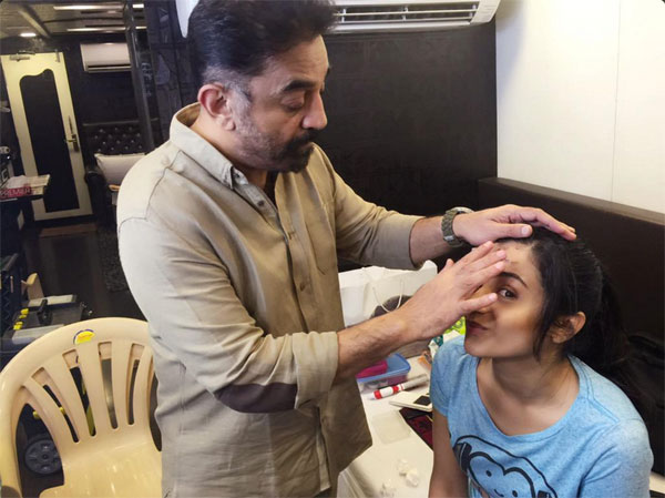 kamalhassan,trisha,chikati rajyam,kamal hassan makeup to trisha,   మేక‌ప్ క‌ళ‌ని ప్ర‌ద‌ర్శించిన క‌మ‌ల్‌