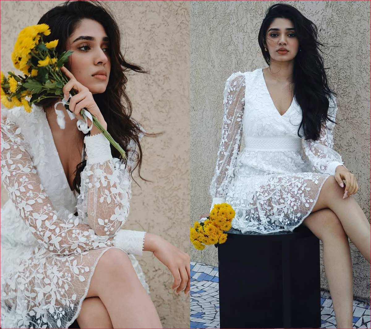 kriti shetty  కృతి శెట్టి వాలెంటైన్స్ డే లుక్ 