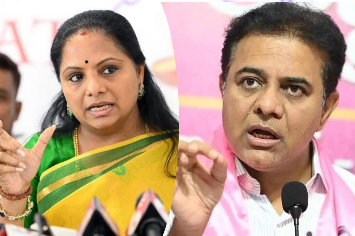 ktr  చెల్లెలు కవిత తప్పును ఎత్తి చూపిన కేటీఆర్ 