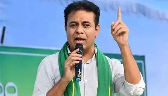 ktr  కవిత పార్టీపై రెండు ముక్కల్లో తేల్చేసిన కేటీఆర్ 