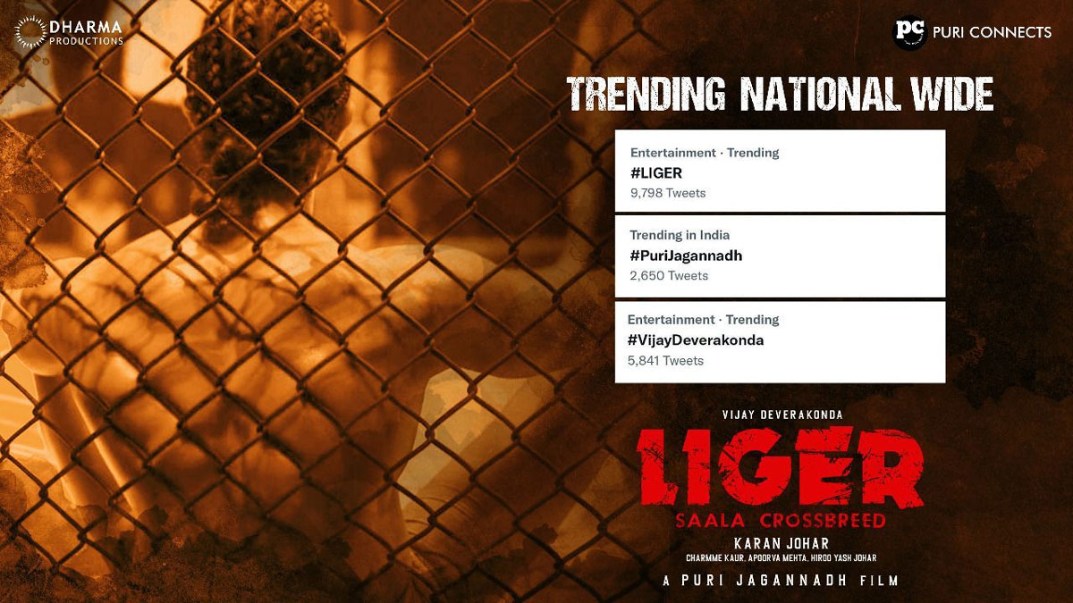 vijay deverakonda,puri jagannadh,karan johar,charmme kaur,pan india film,liger (saala crossbreed),liger first glimpse  లైగర్ ఫస్ట్ గ్లింప్స్ కి ముహూర్తం ఫిక్స్