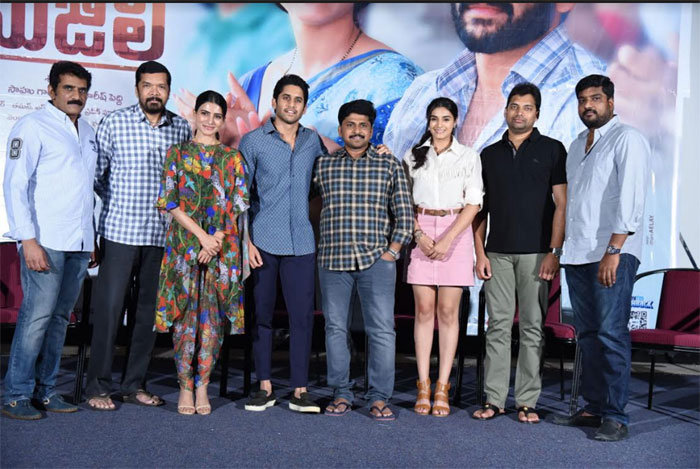 naga chaitanya,samantha,divyansha kaushik,majili movie,success meet  ‘మజిలీ’ బ్లాక్‌బస్టర్ అవుతుందనుకోలేదు: సామ్