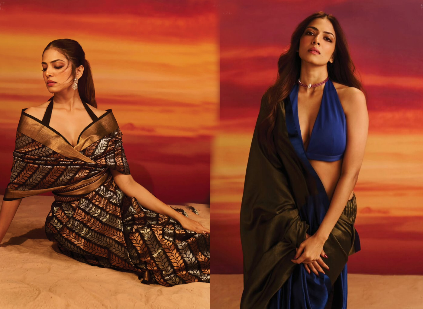 malavika mohanan  మ్యాగజైన్ కవర్ పేజీ పై మాళవిక 