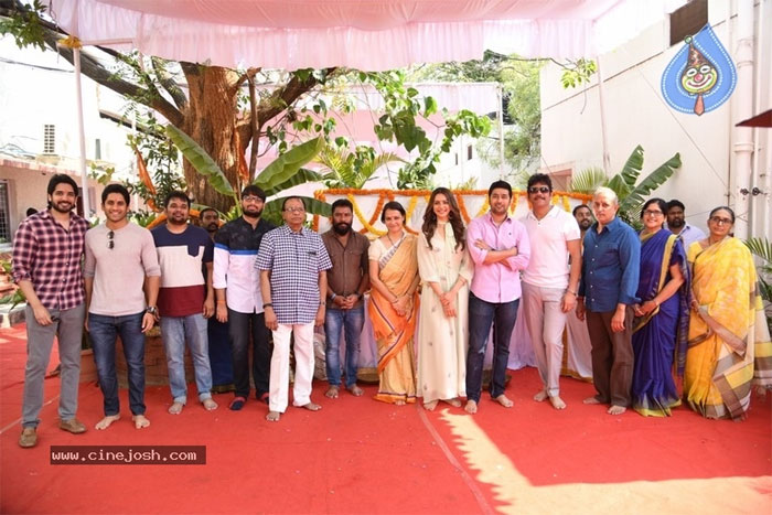 nagarjuna,manmadhudu 2,movie launch,details  ‘మ‌న్మ‌థుడు 2’కు క్లాప్ కొట్టారు