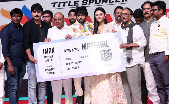 marshal movie,pre release event,abhay,srikanth,megha chowdary,marshal  ‘మార్షల్’ పెద్ద హిట్టవుద్ది: శ్రీకాంత్