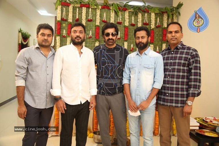 mass maharaja ravi teja,sarath mandava,slv cinemas,llp production no 4,raviteja new movie  కొత్త సినిమా మొదలు పెట్టిన ర‌వితేజ