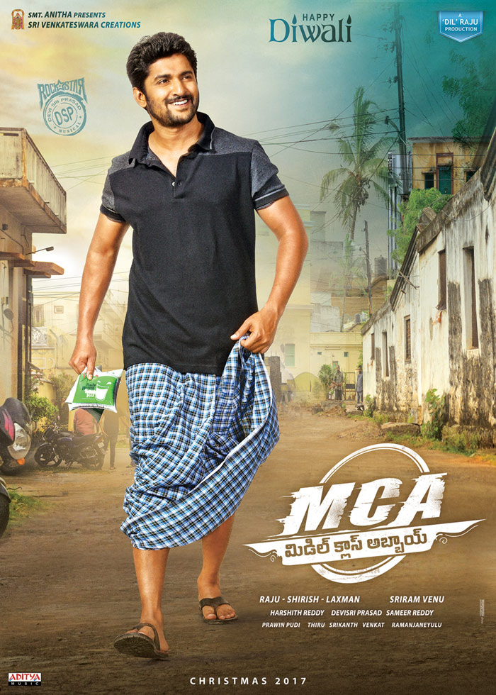 nani,mca,diwali,dil raju,nani mca look released  మిడిల్ క్లాస్ అబ్బాయ్.. వచ్చేశాడు!