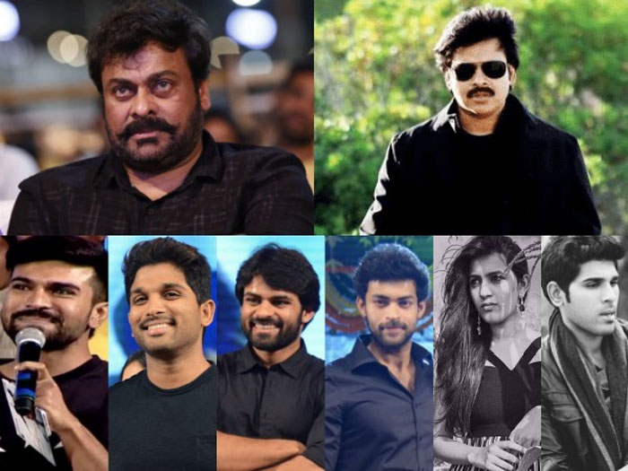 chiranjeevi,pawan kalyan,ram charan,allu arjun,mega family,2018 movies  మెగా హీరోలు 2018లో పిచ్చెక్కించడం ఖాయం!