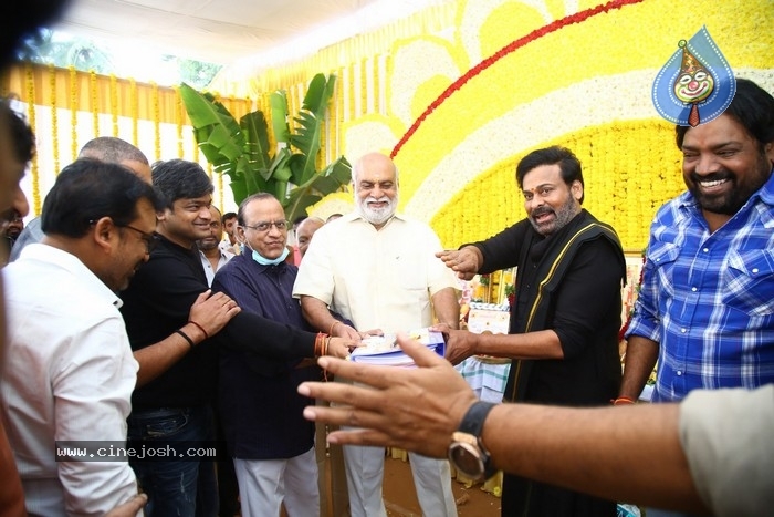 megastar chiranjeevi,meher ramesh,anil sunkara,mega massive movie,bholaa shankar movie,bholaa shankar shoot begins in a huge set  భారీ సెట్‌లో మొదలైన మెగాస్టార్ భోళా శంకర్