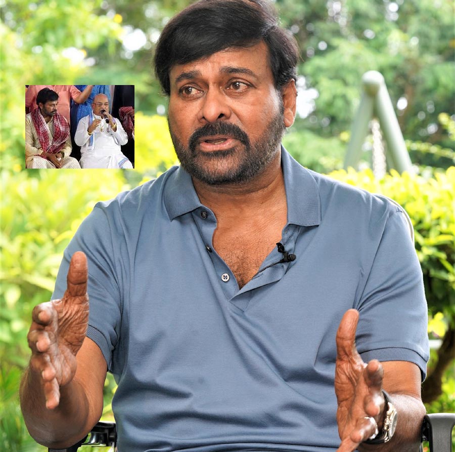 chiranjeevi,garikapati narasimha rao,garikapati controversy,god father,chiru  గరికపాటి వివాదంపై చిరు రియాక్షన్