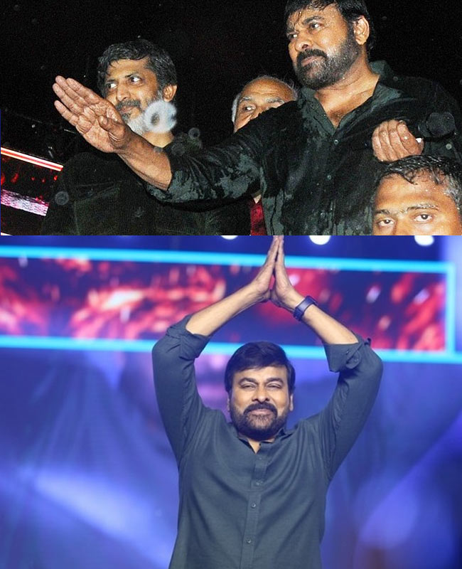 godafather,chiranjeevi,godafather event  హుషారుగా హోరెత్తించిన చిరు