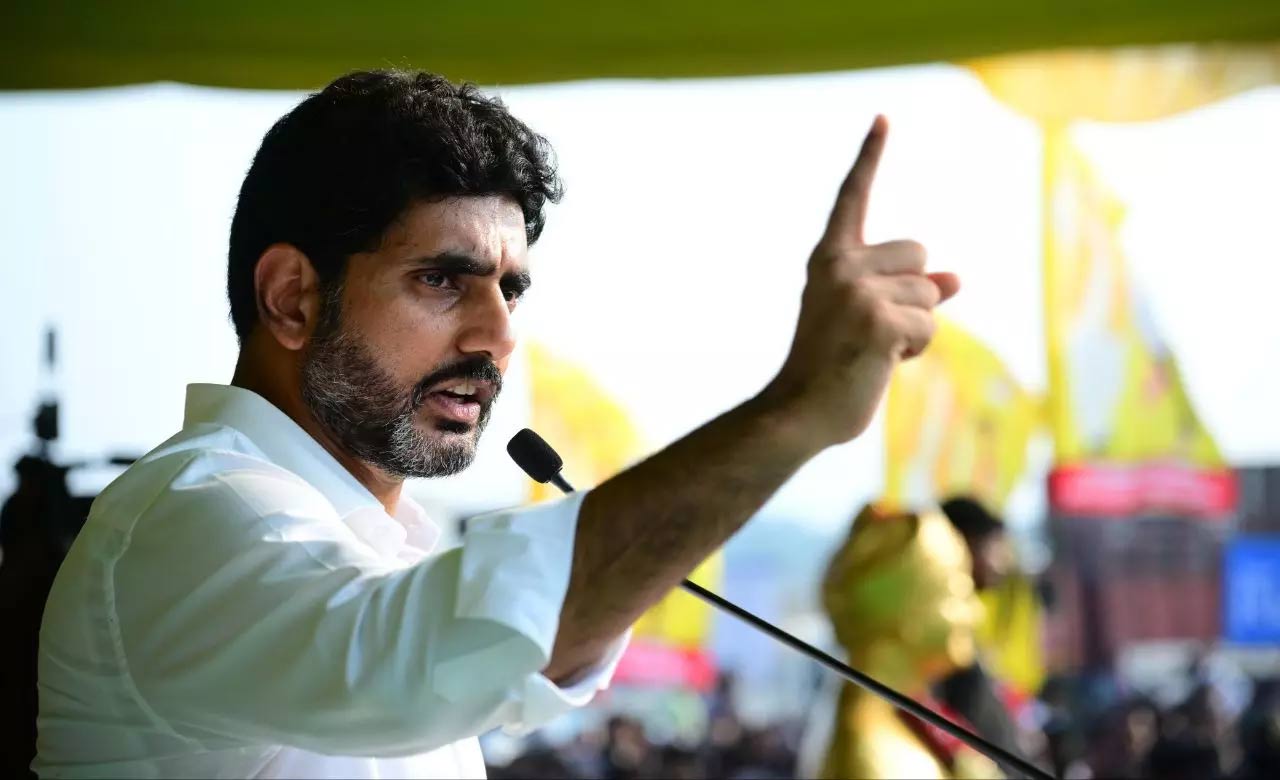 nara lokesh  సవాల్ చేస్తే సౌండ్ ఆఫ్-లోకేష్ మాస్ వార్నింగ్  