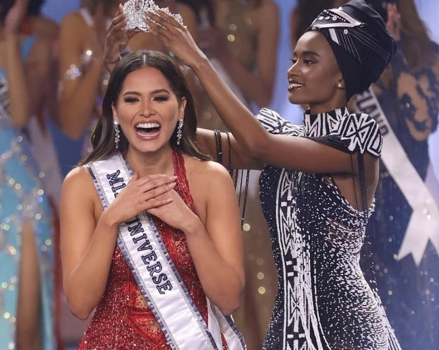 miss universe 2020,wins,miss mexico andrea meza,miss mexico andrea meza miss universe 2020  మిస్‌ యూనివర్స్‌-2020 గా ఆండ్రియా మెజా