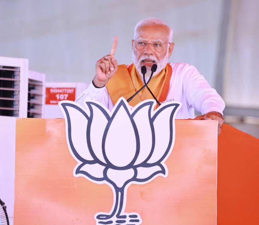 modi  వైసీపీకి గట్టిగా ఇచ్చి పడేసిన మోదీ!