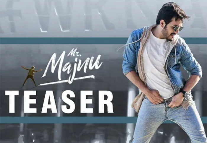 mr majnu,teaser talk,akhil akkineni,mr majnu movie,akhil mr majnu teaser talk  ‘మిస్టర్ మజ్ను’ టీజర్: హిట్ టచ్చే కనబడుతోంది