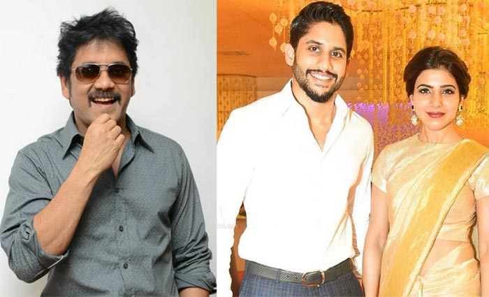 nagarjuna,samantha,naga chaitanya,wedding reception invitation,october 10  రిసెప్షన్ కి రండి- నాగ్ ఆహ్వానం..!