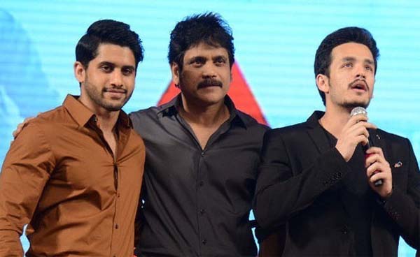 nagarjuna,akhil,nagachaitanya,kalyan krishna  అక్కినేని హీరోల సందడే సందడి..! 