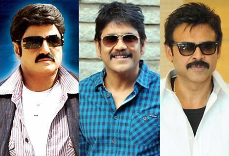 nagarjuna,venkatesh,balakrishna,heroines,romance,above 2 heroines  రొమాన్స్‌ విషయంలో సీనియర్స్‌ తగ్గట్లే!!