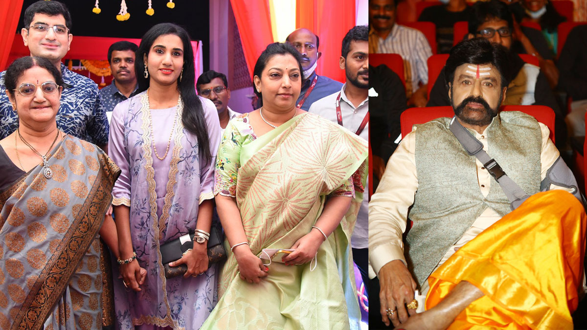 balakrishna,akhanda movie,nandamuri family,balakrishna akhanda pre release event,nandamuri family attends akhanda pre release event,rajamouli,vasundhara  ఏం ట్విస్ట్ ఇచ్చావ్ బాలయ్య 