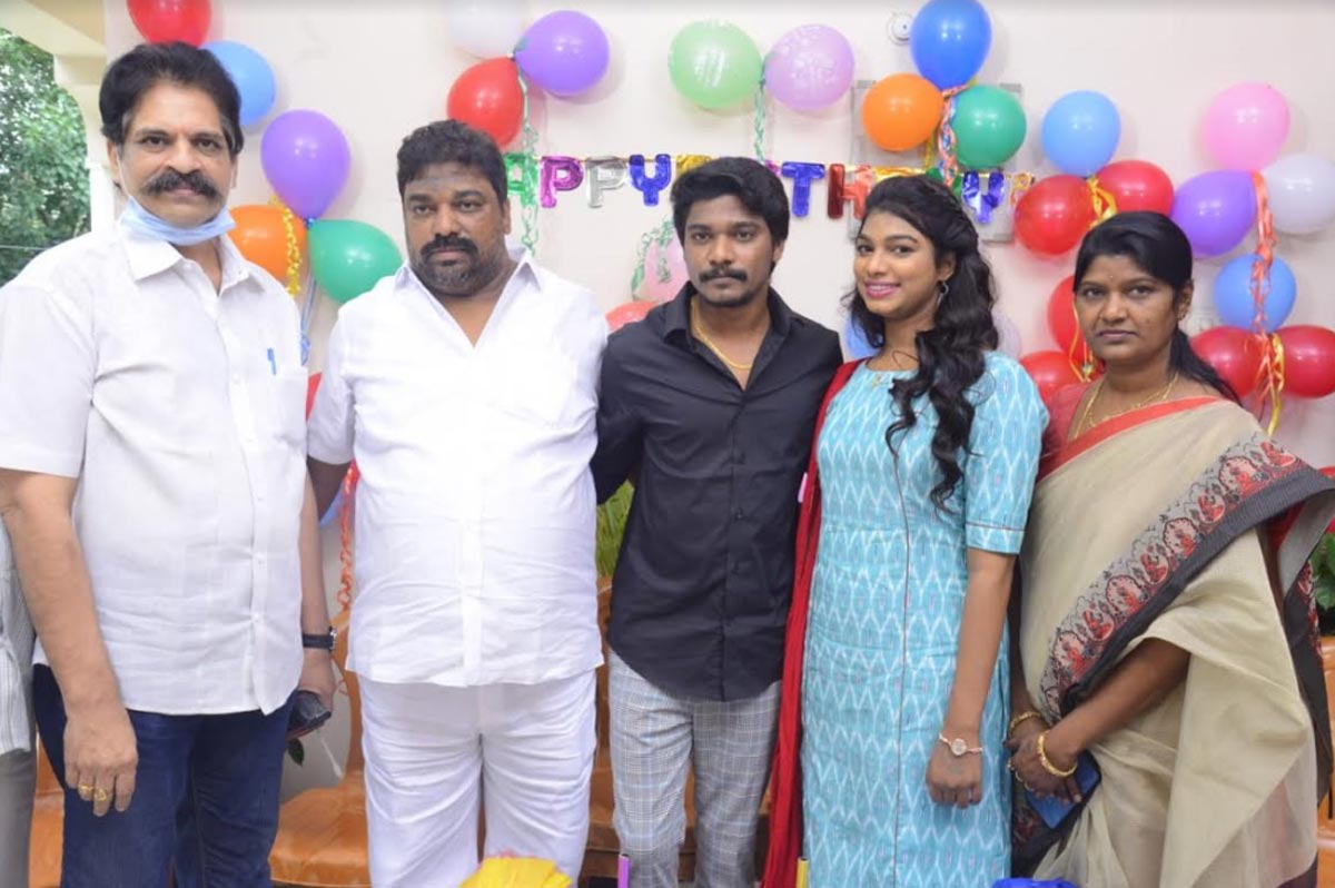 natti kumar,son,natti kranthi,birthday,celebration,event,saiko varma  ‘డిఎస్‌జె’ లోకేషన్లో ‘సైకో వర్మ’ హీరో బర్త్‌డే వేడుక