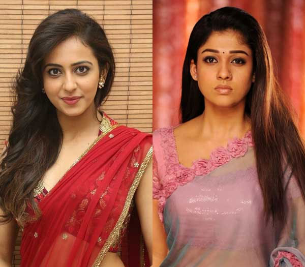 nayanthara,rakul preet singh,dhruva movie,replace,thani oruvan movie  రకుల్, నయనను మరిపిస్తుందా?