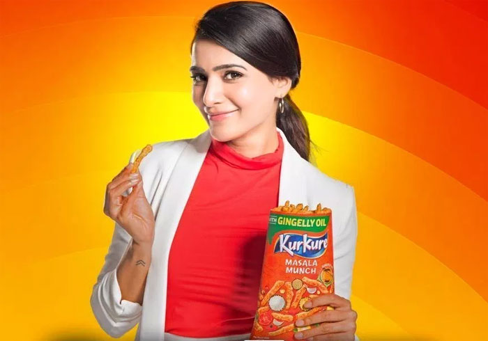 samantha,brand ambassador,kurkure,netizens fires  సమంతపై మళ్లీ వేసుకున్నారు..!