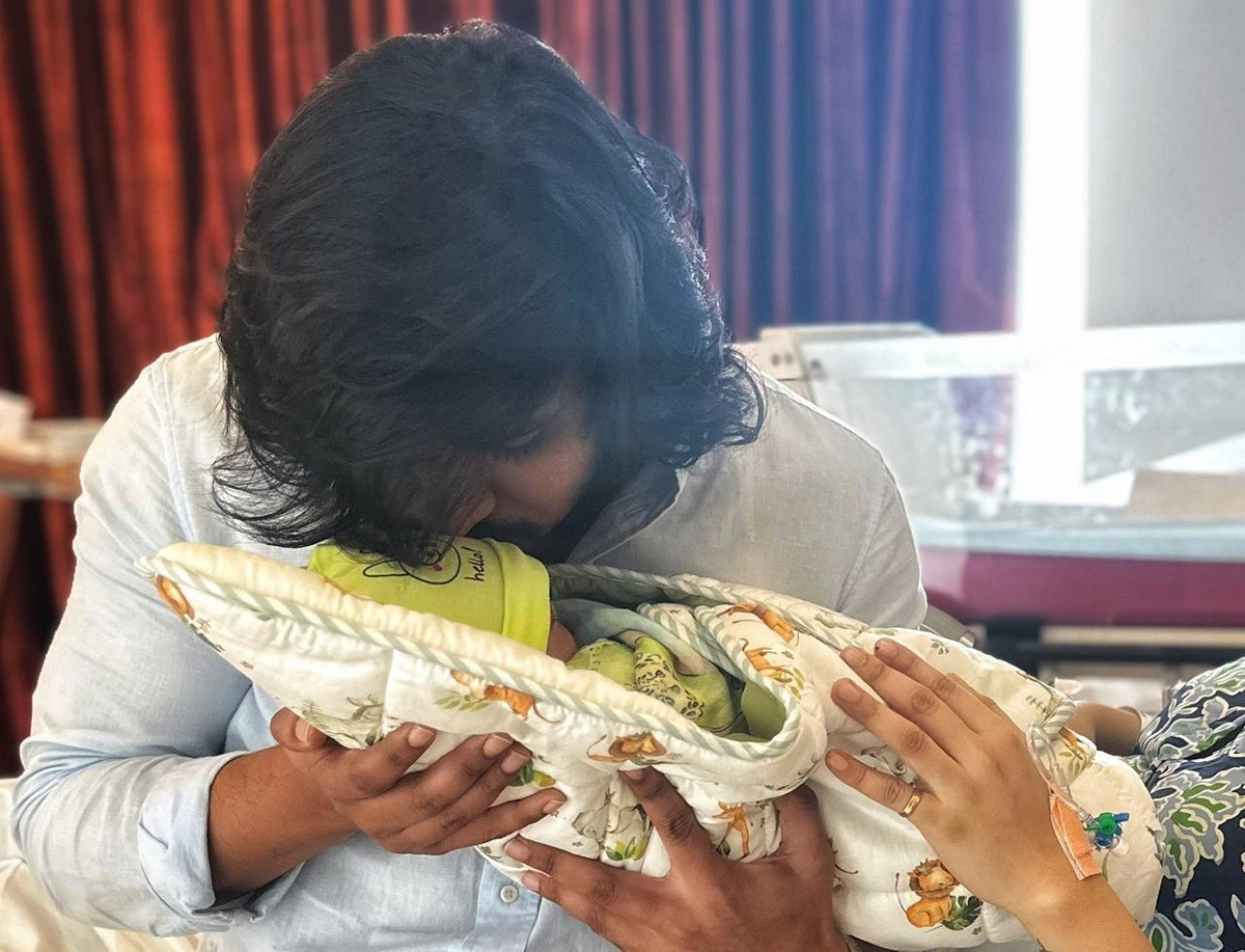 nikhil baby boy  బాబుకు జన్మనిచ్చిన నిఖిల్ భార్య