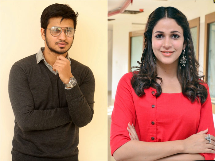 nikhil,tn santosh,heroine,lavanya tripathi  నిఖిల్ సరసన అందాల రాక్షసి..!