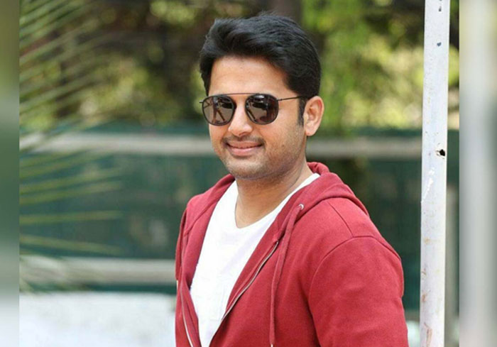 nithiin,bheeshma,success,trivikram srinivas,a aa movie  ‘భీష్మ’తో హ్యాపీ మూడ్‌లోకి నితిన్..!