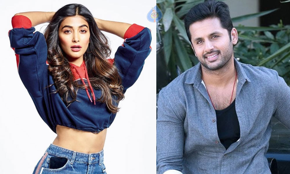 nithin,pooja hegde,nithin romance pooja hegde,vakkantham - nithin combo movie,vakkantham vamshi  నితిన్ - పూజ.. కొత్త కాంబో 