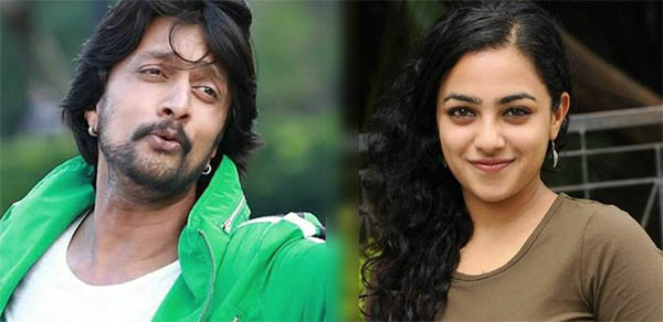 nithyamenon,sudeep,love affair,k.s.ravikumar  నిత్య ఆ హీరో ప్రేమలో పడిందా..!