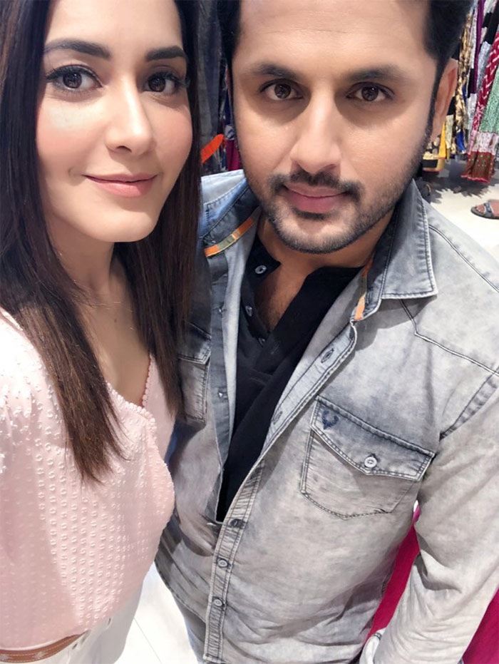 nithin,raashi khanna,srinivasa kalyanam,location pic  ఈ హీరోయిన్ కి సండే కూడా రెస్ట్ లేదు!