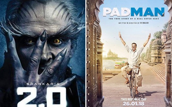 akshay kumar,padman,2.0 movie,clash,rajinikanth,kaala  అక్షయ్‌ని అటు ఇటు కాకుండా చేస్తున్నారు! 