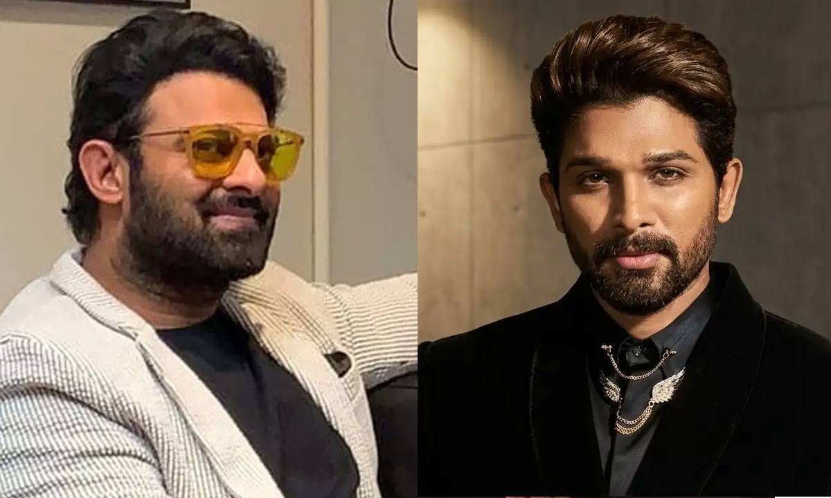 prabhas  ప్రభాస్ నెం 1 - అల్లు అర్జున్ నెం 2